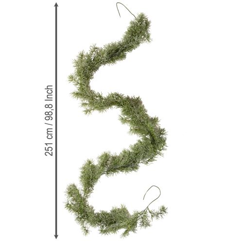 Article Guirlande décorative en mélèze pour une ambiance chaleureuse, 250 cm