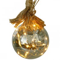 Guirlande lumineuse LED 20 cm 275cm avec pile blanc  chaud-480545/480549