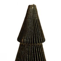 Article Sapin de Noël en papier Sapin de Noël en papier Noir H60cm