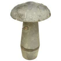 Article Champignon décoratif Métal Automne Vert Rouille Vintage 30cmx50cm