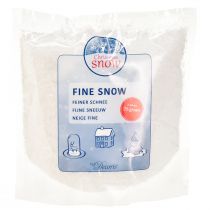 Article Neige décorative en PE artificielle fine neige blanche 75g