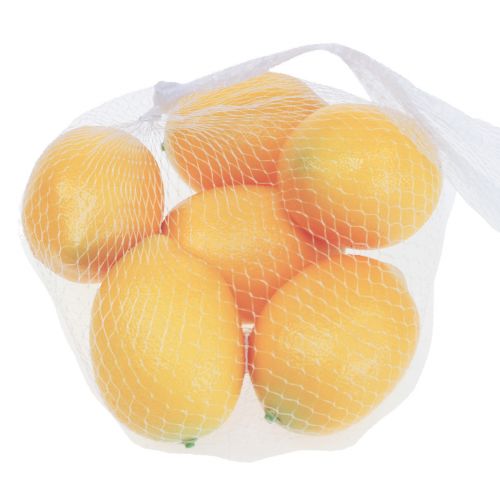 Article Sucettes alimentaires décoratives citron artificiel 8cm 6pcs