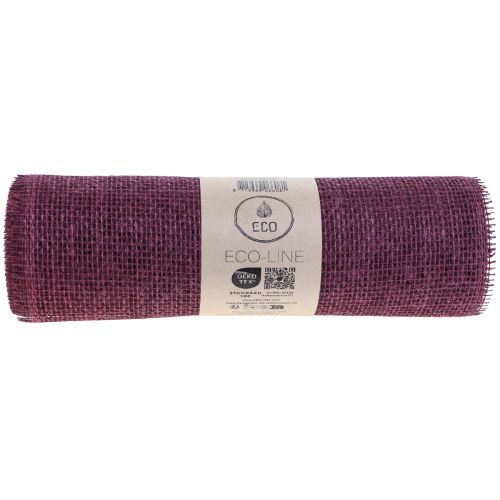 Article Chemin de table jute ruban de jute ruban de table vin rouge 30cm 5m