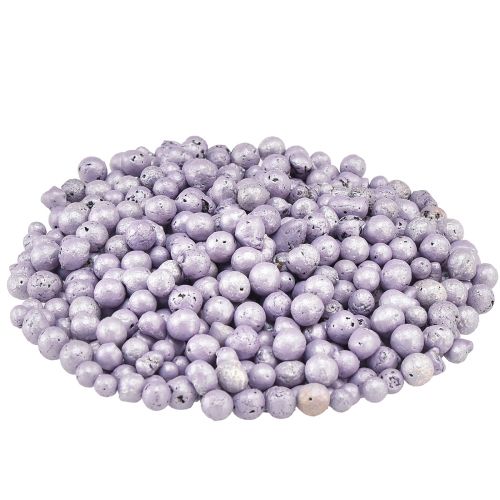 Floristik24 Perles décoratives brillantes 4mm - 8mm violet 1l