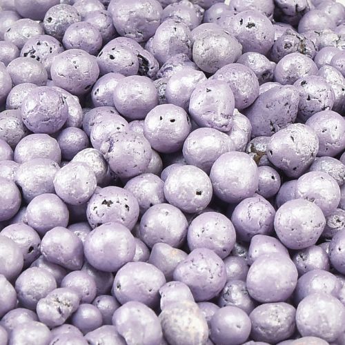 Article Perles décoratives brillantes 4mm - 8mm violet 1l