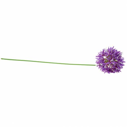 Article Allium ornemental artificiel violet Ø12cm H62cm