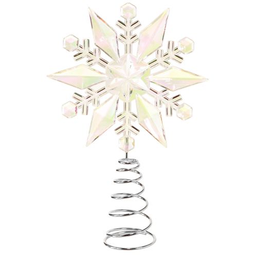 Décoration de sapin de Noël flocons de neige Ø14,5cm 2pcs