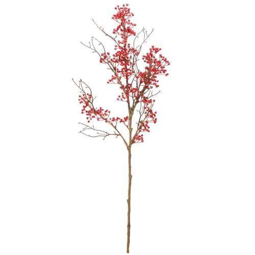 Article Branche de baies branches de baies rouges décoration automne hiver L78cm