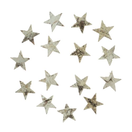 Floristik24 Décoration à disperser étoiles de Noël décoration étoiles de bouleau 4cm 100 pcs