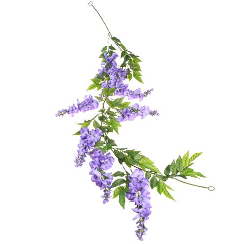 Guirlande de fleurs guirlande artificielle lavande violet vert 155cm