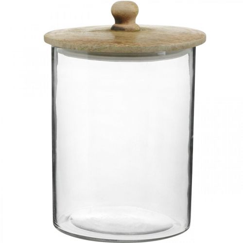 Generic Pots de conservation bonbonnières en verre avec couvercle