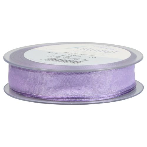 Article Ruban mousseline ruban organza organza violet 25mm 20m