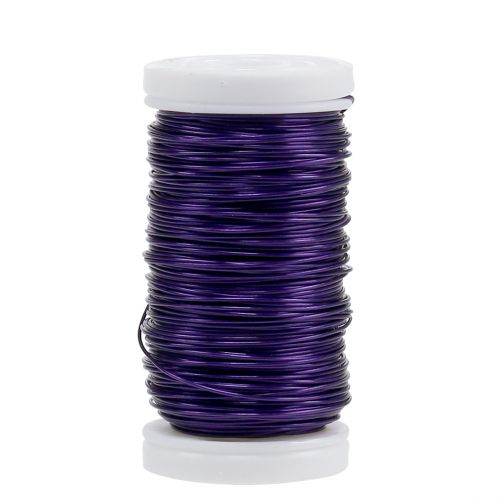 Fil émaillé Déco Violet Ø0.50mm 50m 100g