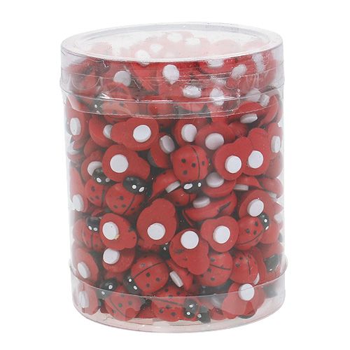 Article Coccinelles décoratives à coller 1,5cm rouge 360 pcs