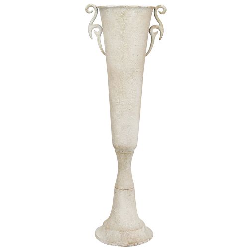 Article Vase trophée décoratif antique avec anses métal gris Ø15cm H59cm