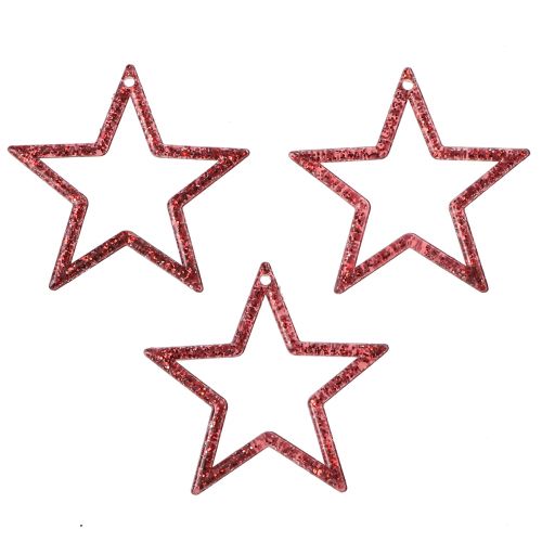 Étoiles décoratives paillettes rouges petites étoiles de Noël 4,5 cm 120 pcs