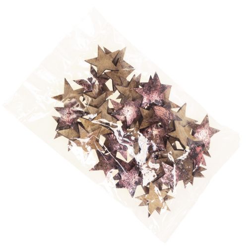 Article Étoile Décorative Poinsettia Coco Rose Métallisé 5cm 50 pcs