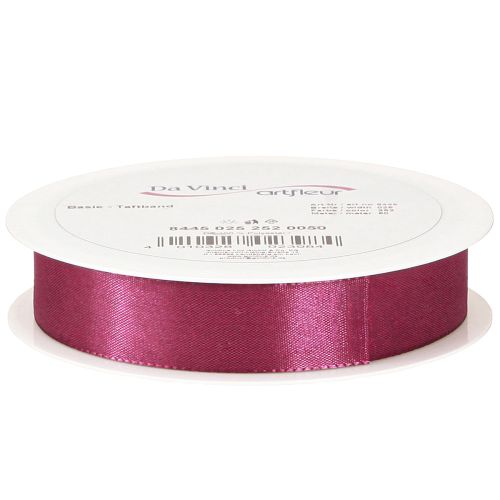 Article Ruban décoratif taffetas ruban cadeau polyester Erika 25mm 50m