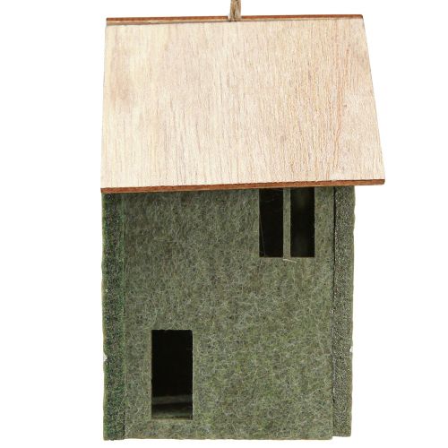 Article Cintre décoratif feutre décoration maison vert naturel 6cmx8cmx11cm 4 pcs