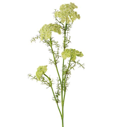 Aneth plante artificielle à longue tige fleur de prairie vert blanc 87cm