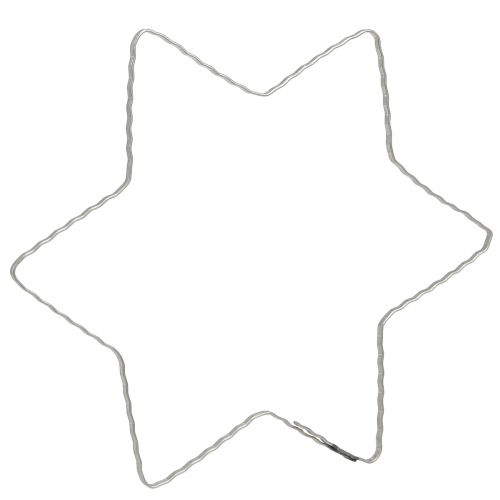 Article Anneau étoile en fil de fer étoiles pour couronne de Noël 20cm 10 pcs