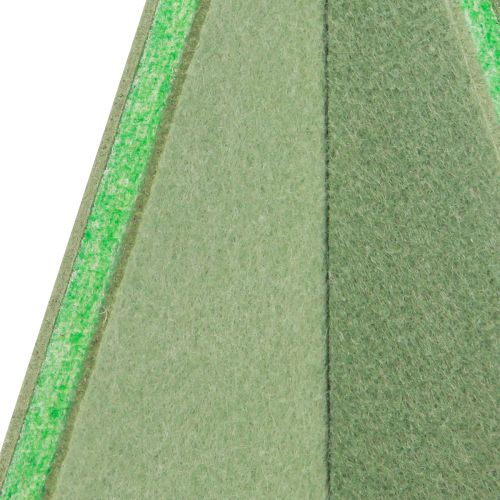 Article Etoile décorative en feutrine à poser décoration de Noël feutrine vert H62cm