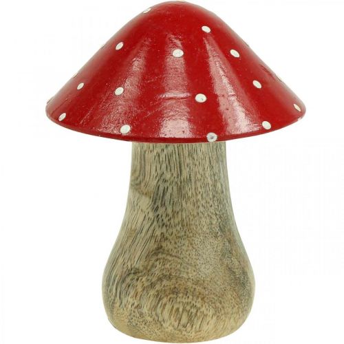 Amanite tue-mouche déco bois champignon automne décoration  bois 10×8cm-05435