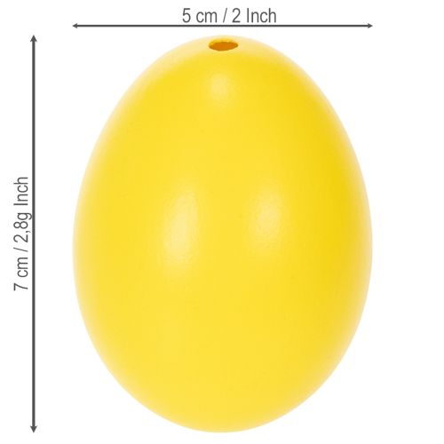 Article Décoration de Pâques en forme d'œufs d'oie véritables, pour une décoration printanière, 7 cm, lot de 10.