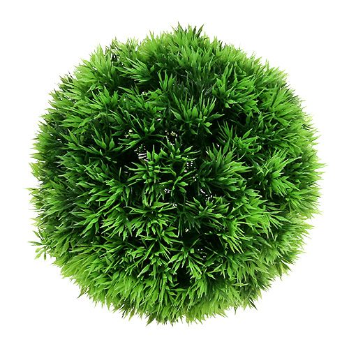 Boule d&#39;herbe boule décorative plantes artificielles vertes ronde Ø18cm 1pc