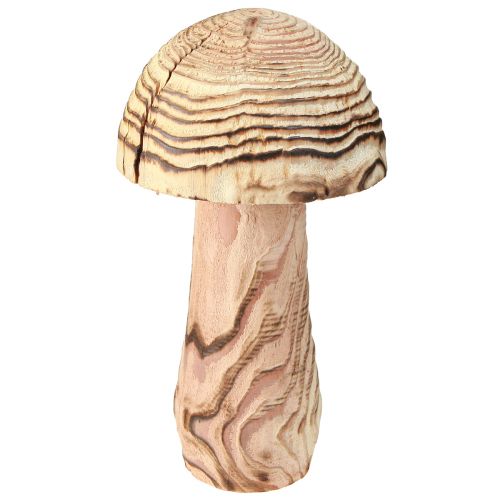 Champignon en bois à poser champignon décoratif bois Paulownia Ø15cm H28cm