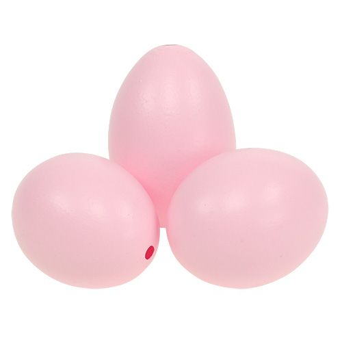 Floristik24 Oeufs de poule rose 10 pcs