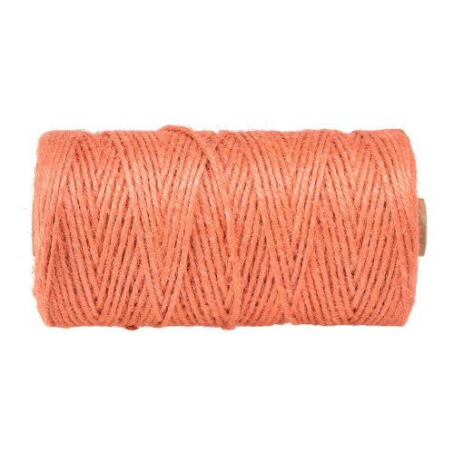 Article Ruban de jute cordon de jute ruban jute orange Ø3mm 200m