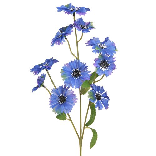 Floristik24 Bleuet Fleurs de prairie artificielles en bleu 55cm 6pcs