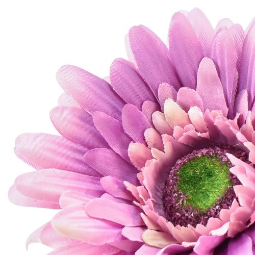 Article Fleurs artificielles Gerbera jardin fleurs artificielles violet 47cm