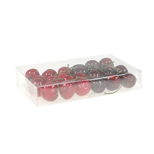 Article Mélange de fruits artificiels cerises douces Ø2,5cm 24 pcs