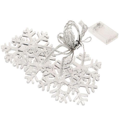 Article Décoration de fenêtre LED Noël blanc froid pour batterie 25×90cm