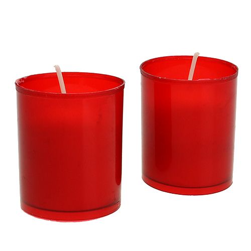 bougies funéraires-bougie funéraire-lumière funéraire-lumière  commémorative-rouge 20