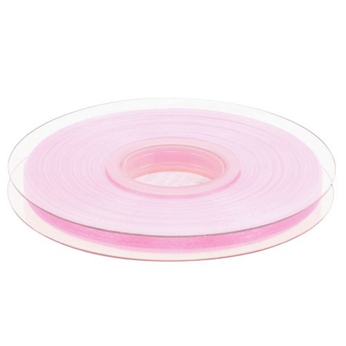 Article Ruban organza ruban cadeau ruban rose lisière 6mm 50m