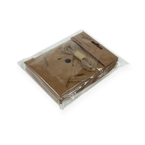 Article Etiquettes Manille Marron 4.5cm x 8cm 80p