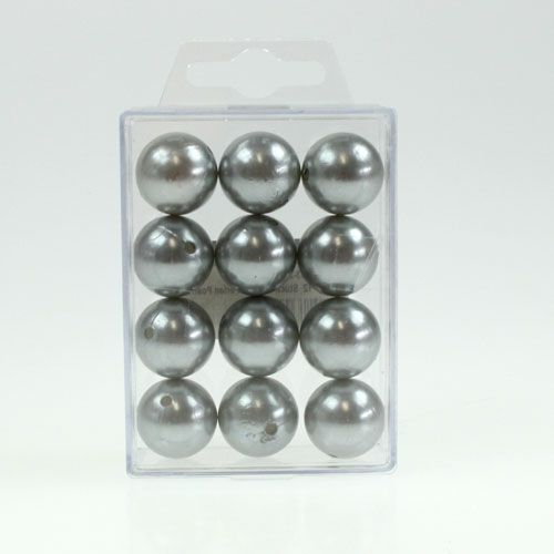 Article Perles déco Ø2cm argent 12pcs