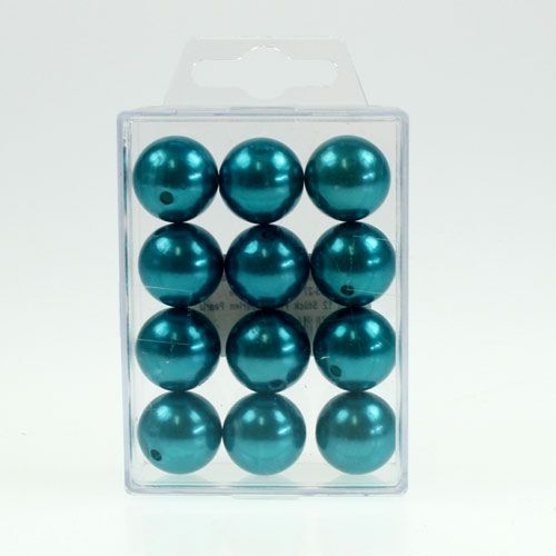 Article Perles déco Ø2cm turquoise 12pcs