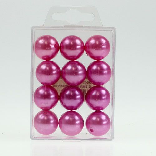 Article Perles décoratives Ø2cm violet 12 pcs