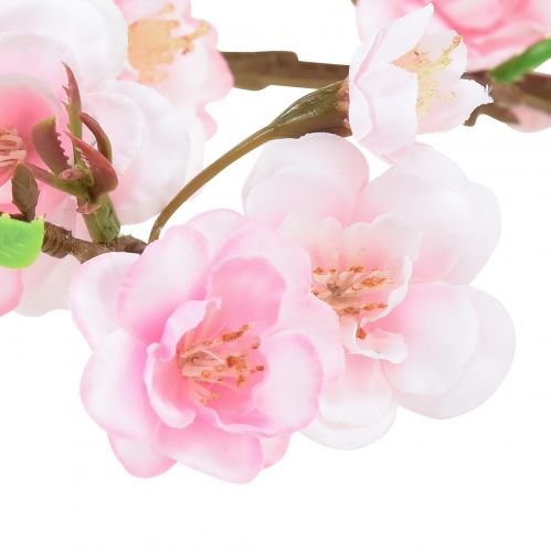 Article Branche de fleur de pêcher branche rose artificielle printemps 69cm