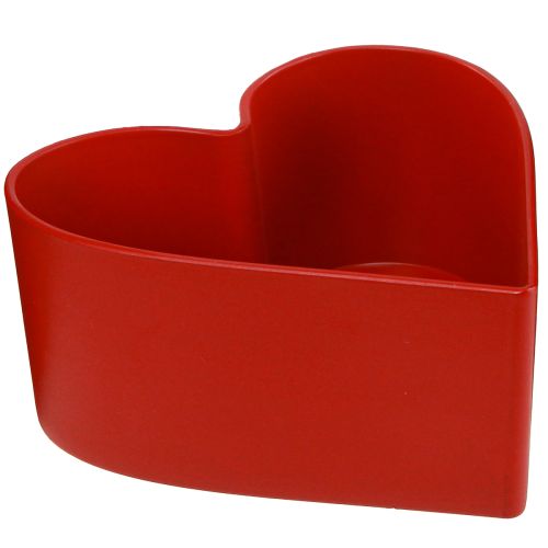 Coeur de plante romantique bol à plantes coeur rouge 15×15×7cm 3pcs