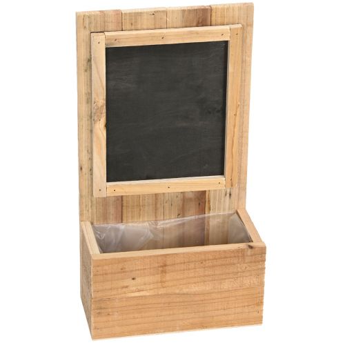 Jardinière avec planche en bois Jardinière rustique 20×11,5×36cm