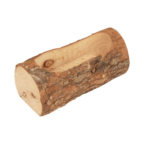 Floristik24 Jardinière en bois décorative rustique naturel 20cm×8,5cm×7,5cm
