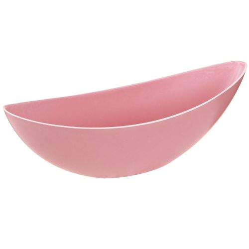 Bol à fleurs en plastique pour bateau à plantes rose 28×9×9cm 3pcs