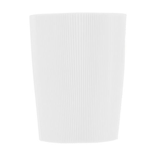 Poignets plissés pour pots de fleurs blanc 14,5cm 100 pièces