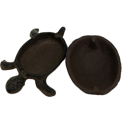 Floristik24 Cachette à clés tortue brune 11 x 8 x 4 cm