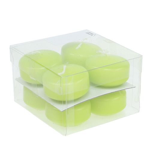 Article Bougies flottantes vertes 4,5cm 8pcs